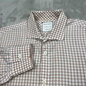 Billy Reid Plaid Check Hutcheson‎ Sport Shirt Standard Cut Men's Large